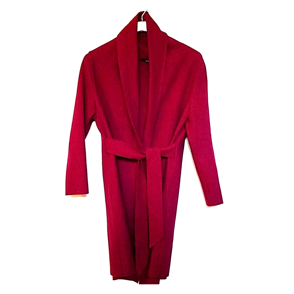 Long belted jacket Italian brand Carla G size 44